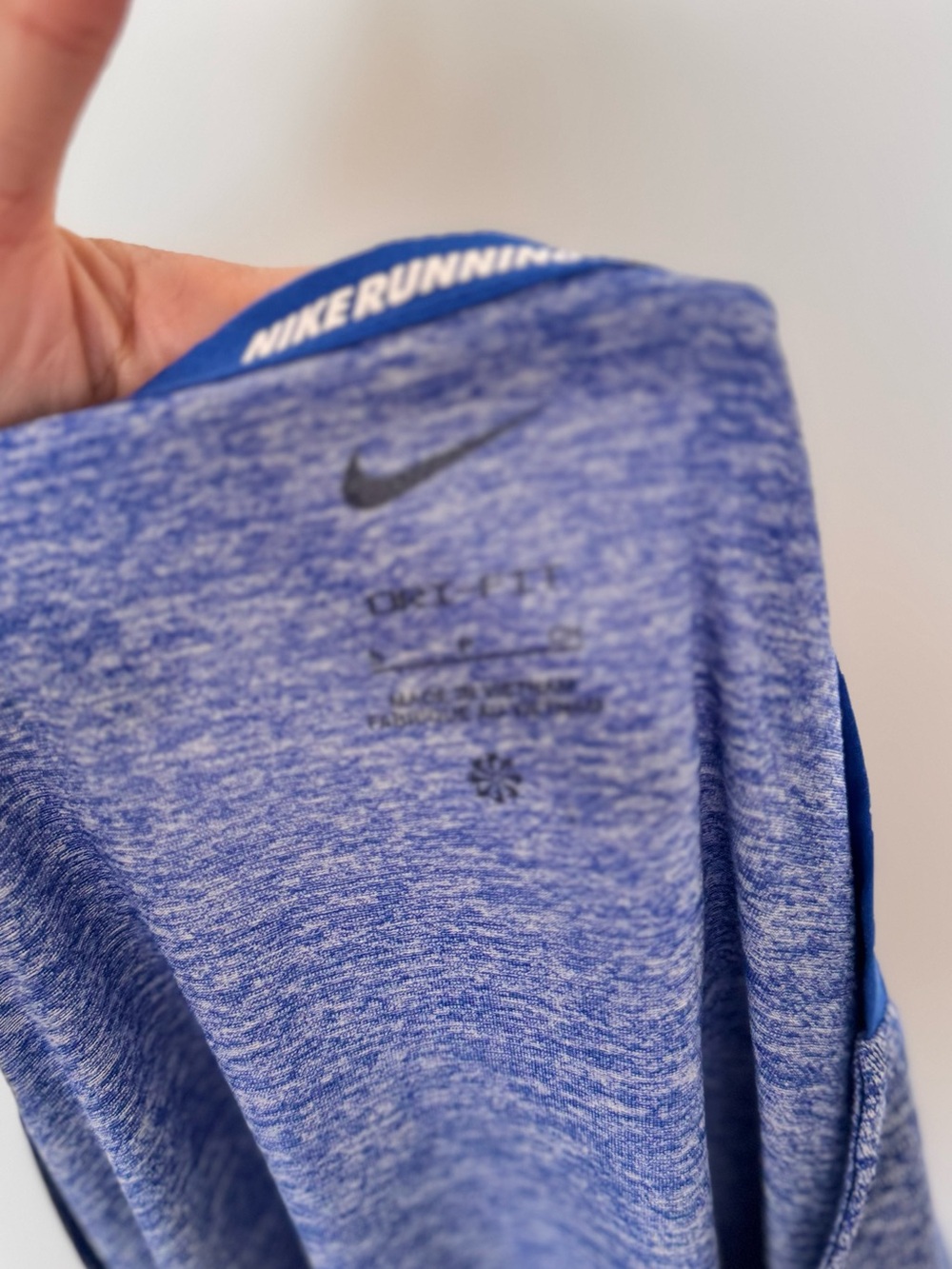 Nike Men’s Heather Royal Blue Running Tee